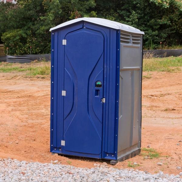 short-term porta potty rentals are thoroughly cleaned and sanitized between rentals